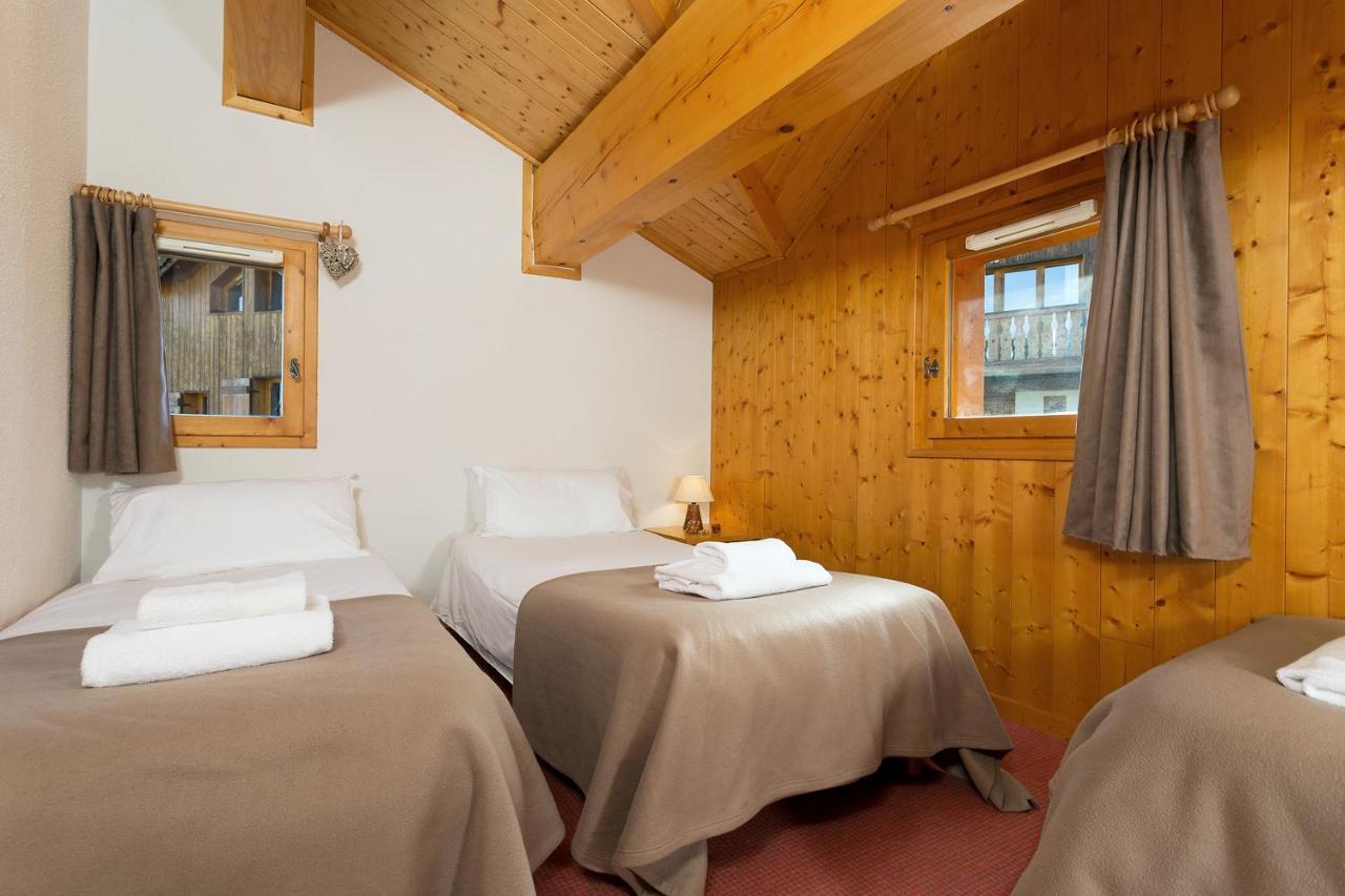 לה פלאנייה Madame Vacances Les Chalets Du Praz מראה חיצוני תמונה